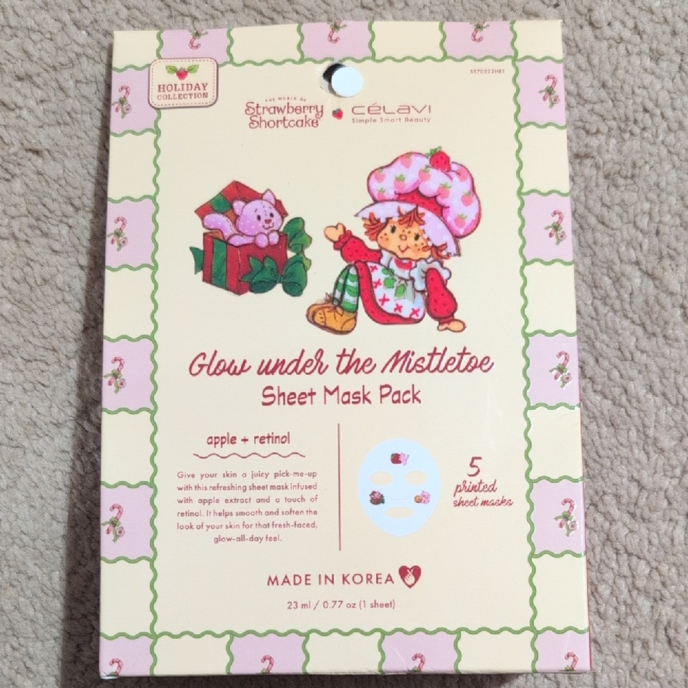 Glow Under the Mistletoe Sheet Mask Pack - Multicolor